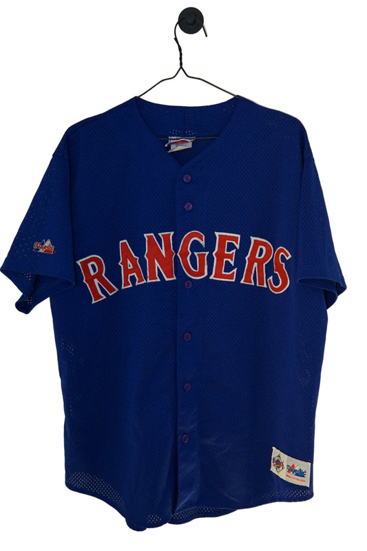 Camicia Texas RangersVintage Majestic Taglia L anni '90