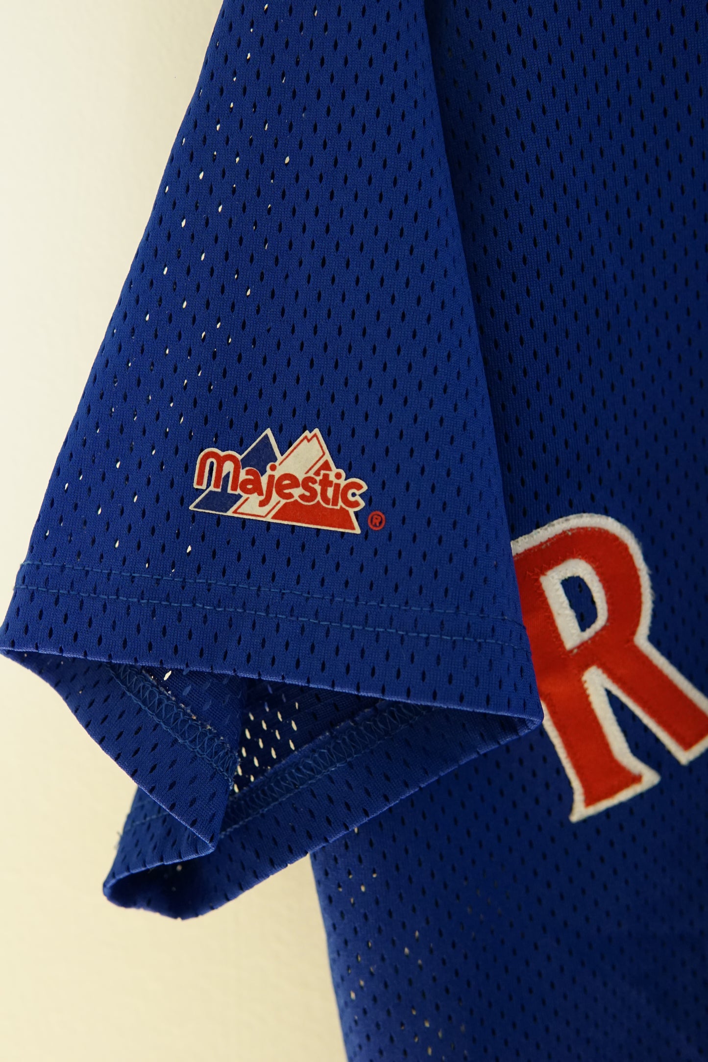 Camicia Texas RangersVintage Majestic Taglia L anni '90