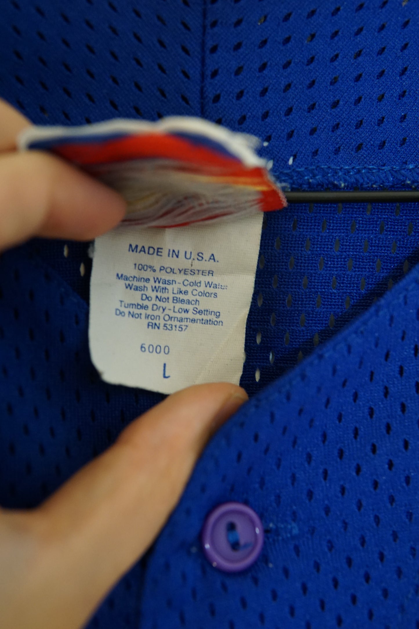 Camicia Texas RangersVintage Majestic Taglia L anni '90