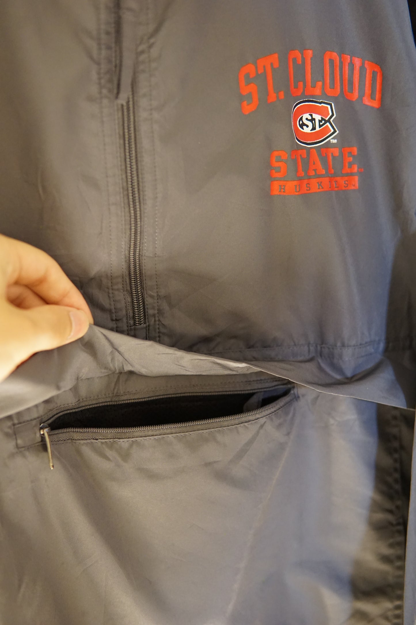 Giacca a vento con tascona Champions S