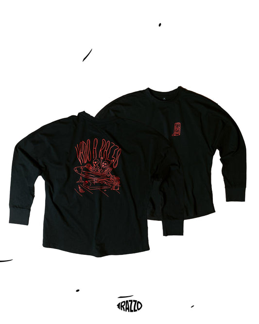 VADO A RAZZO LONGSLEEVE NERA